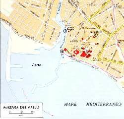 Mazara del Vallo Map