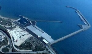Il porto di Pozzallo visto dall'alto