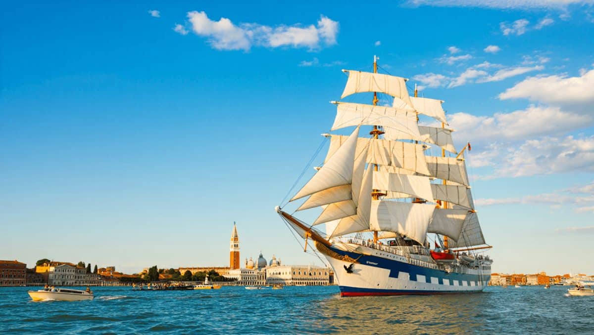 L’Adriatico di Royal Clipper: da Venezia il grande viaggio a vela dell’estate