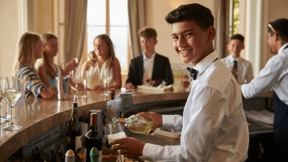 'Bartender per un giorno' a Villa Sant'Andrea di Taormina
