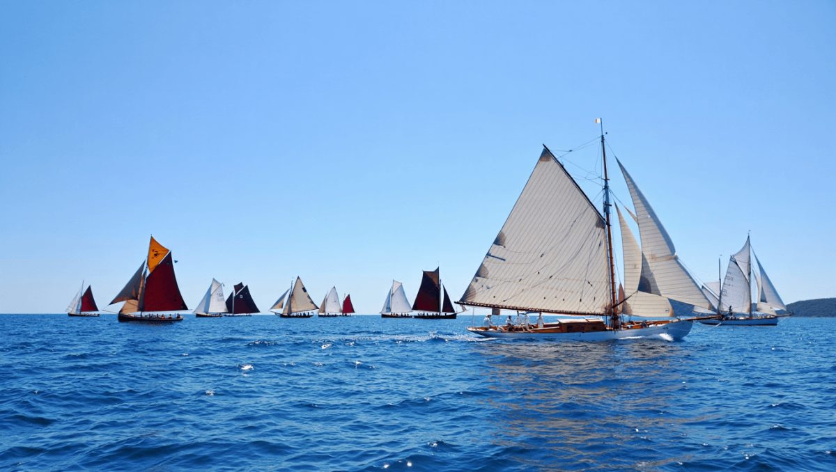 Capraia Sail Rally, Mabelle in testa