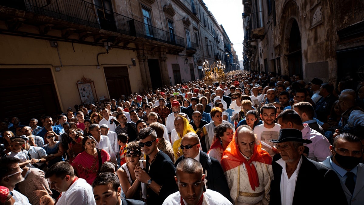 Festa Santa Rosalia, 400 mila persone a Palermo per l'omaggio alla patrona