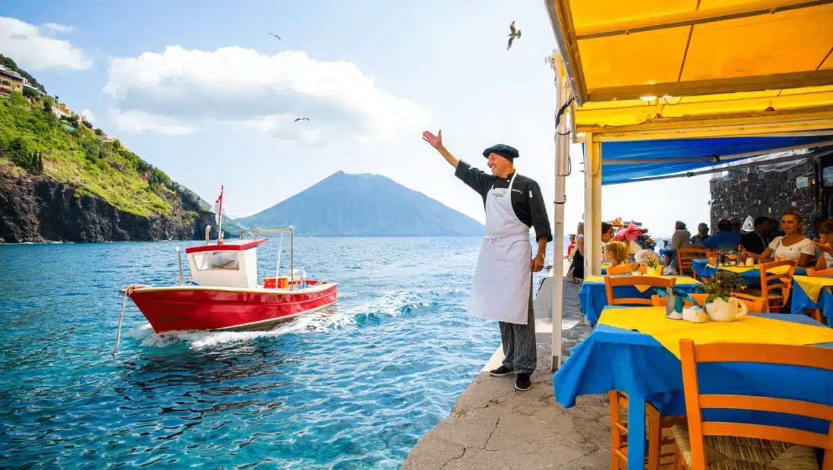 Eolie in barca: i ristoranti da raggiungere dal mare