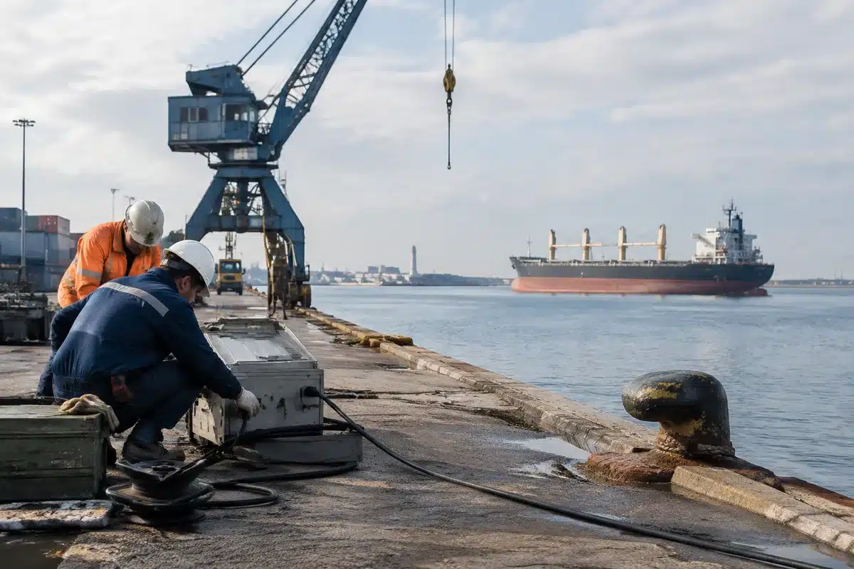 Portacontainer a Livorno urta una gru: stop alle operazioni al terminal Darsena Toscana